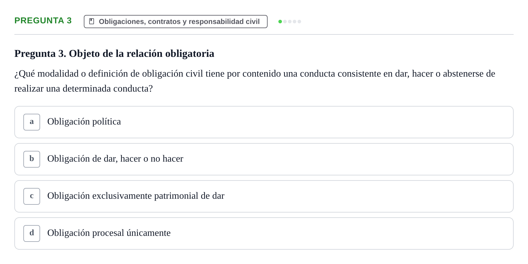 Enunciado: Pregunta 3