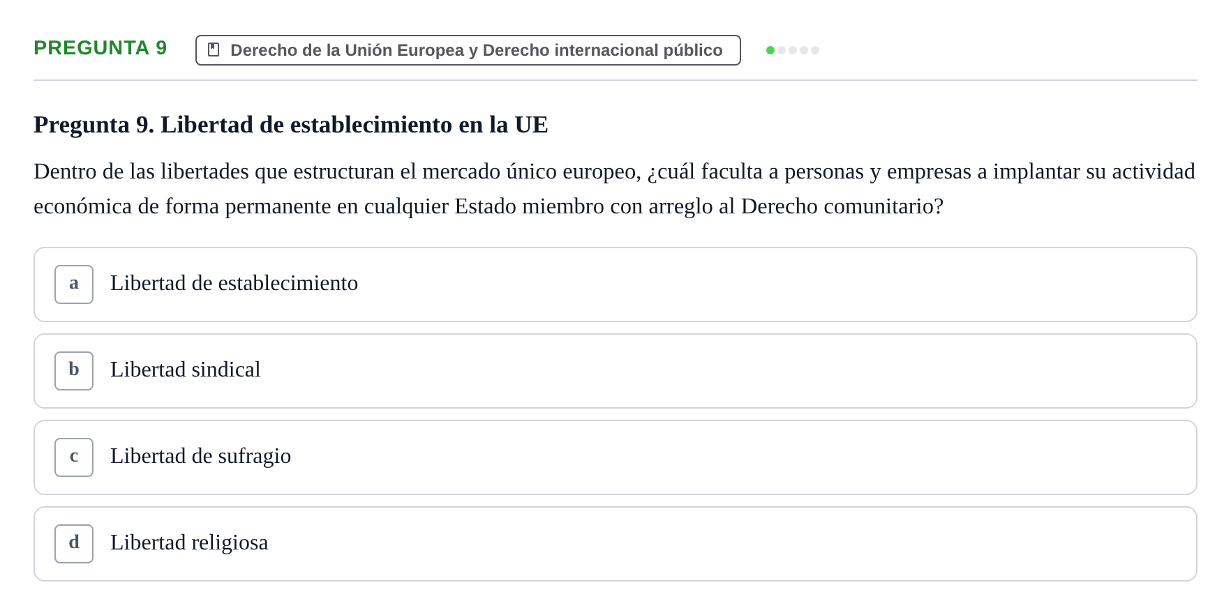 Enunciado: Pregunta 9