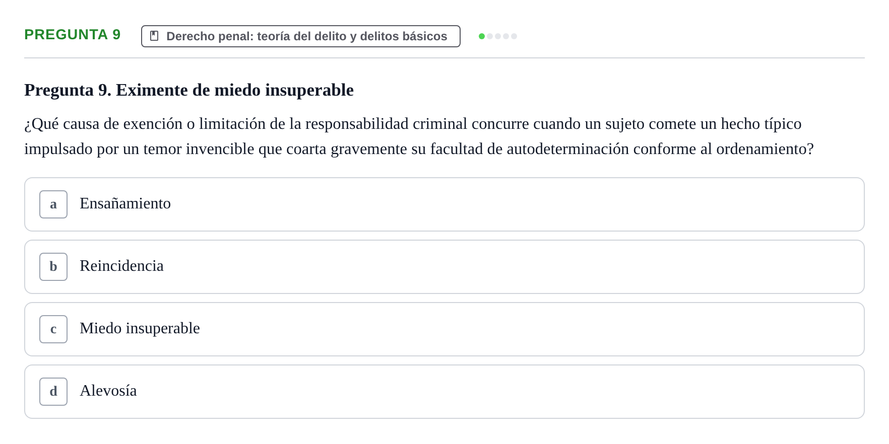Enunciado: Pregunta 9