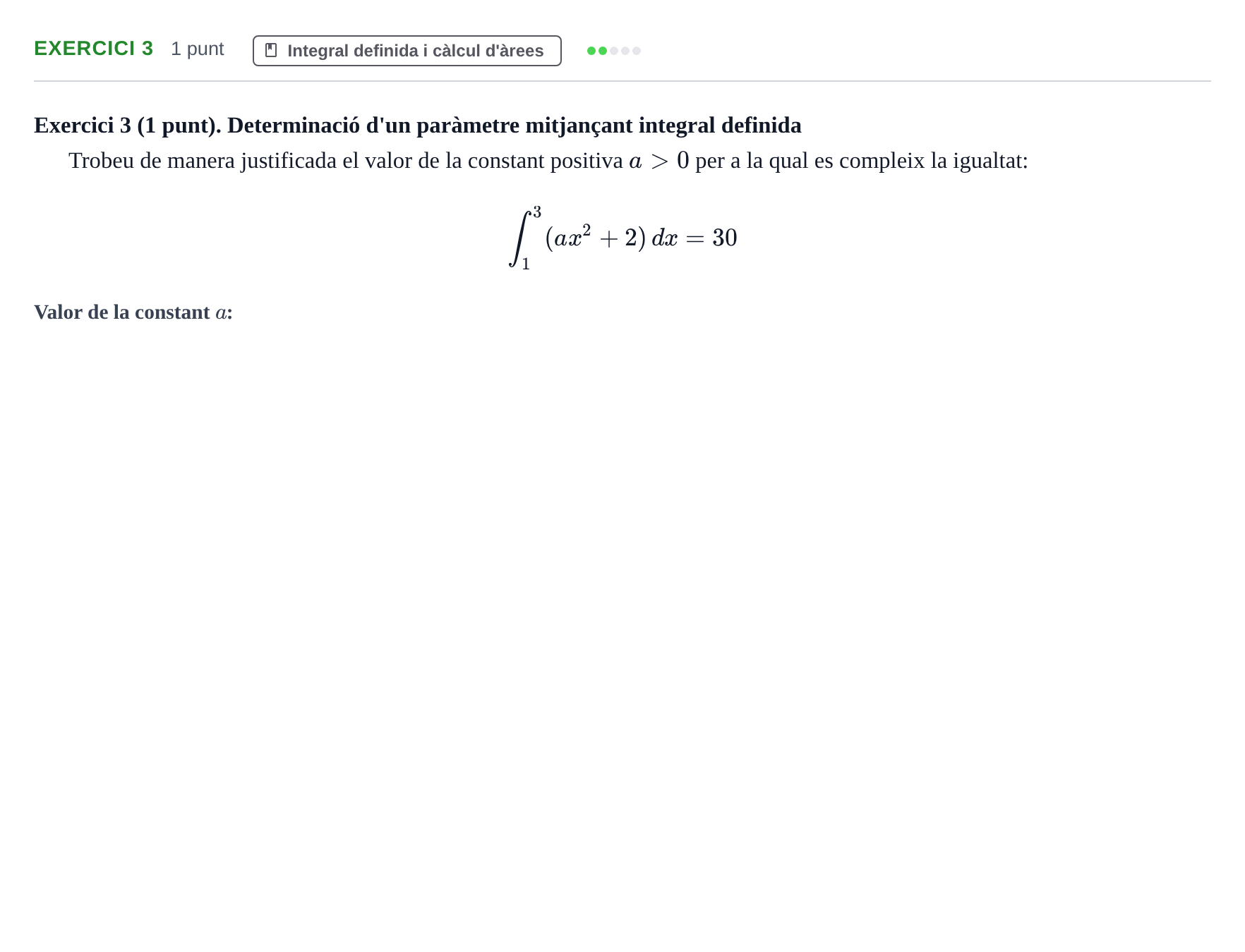 Enunciado: Exercici 3 · Matemàtiques Ii UB 2021