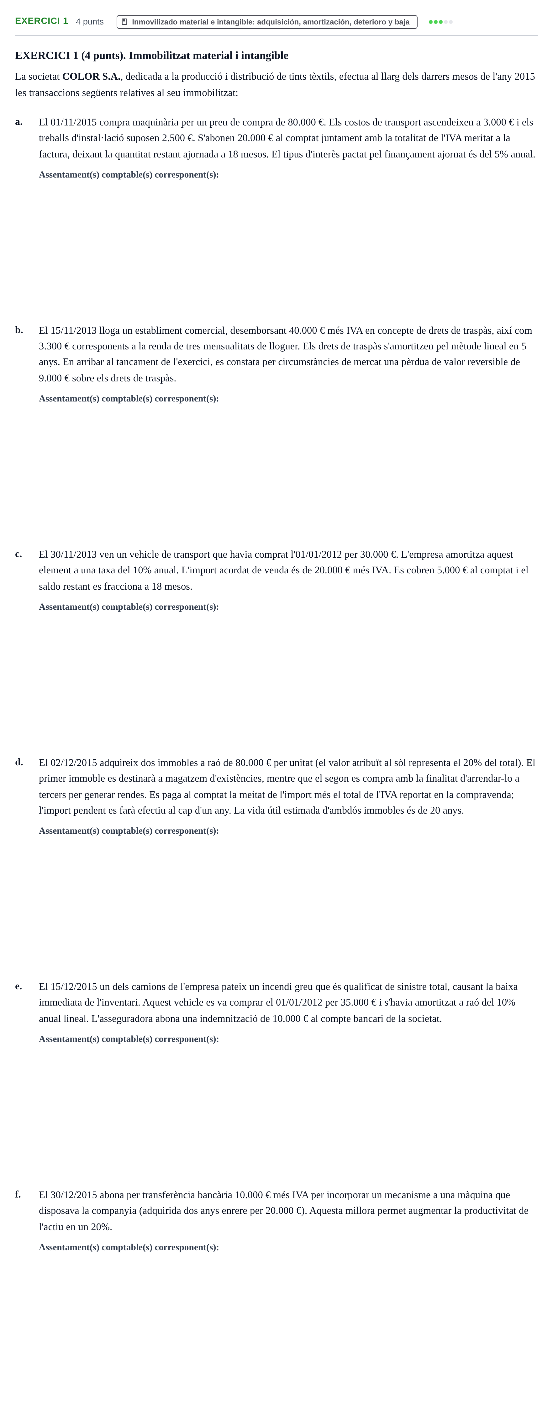 Enunciado: Problema 1 · Introducción a la Contabilidad URV 2015