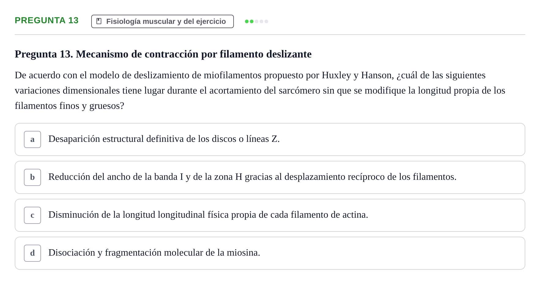 Enunciado: Pregunta 13