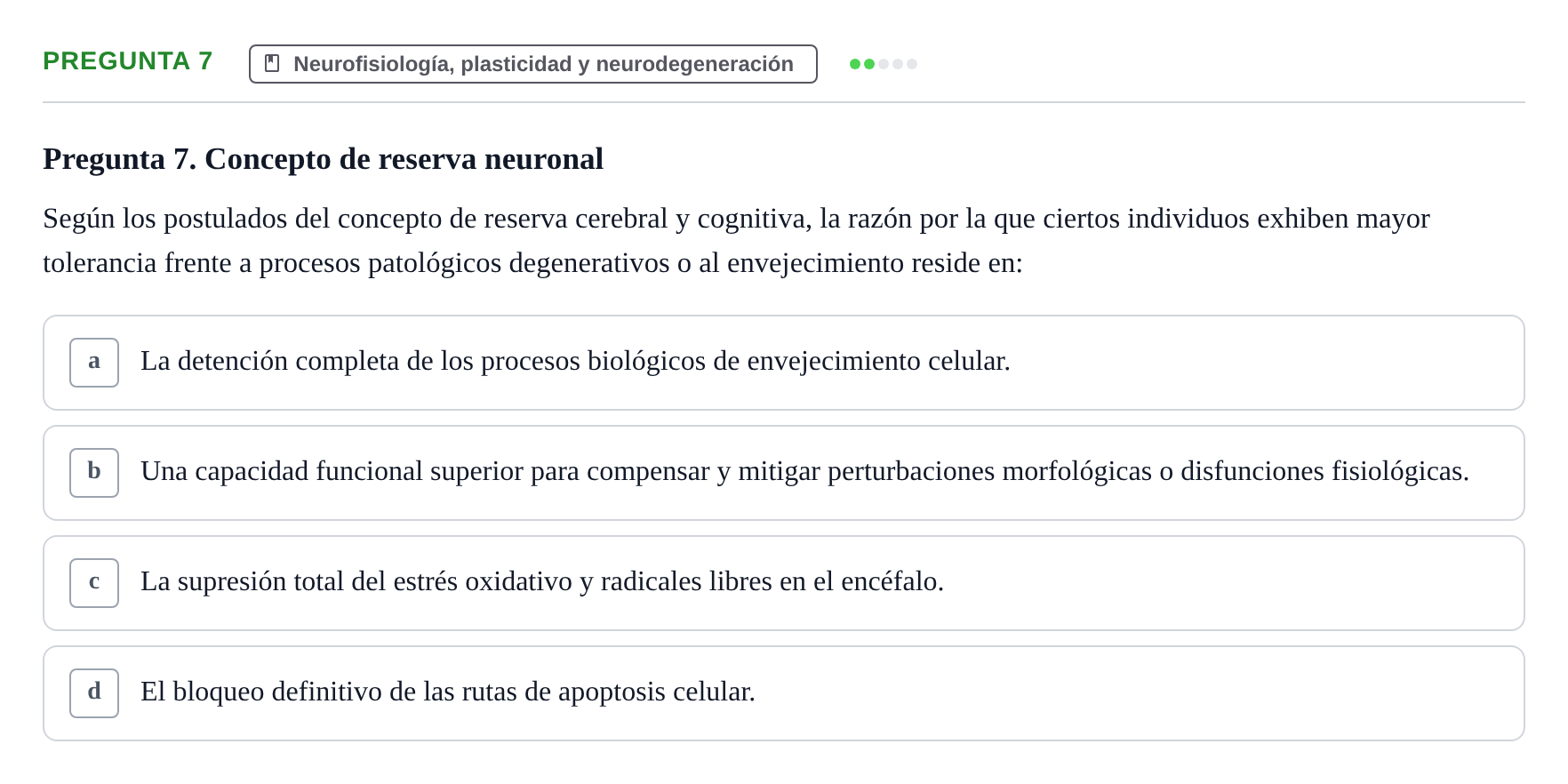 Enunciado: Pregunta 7