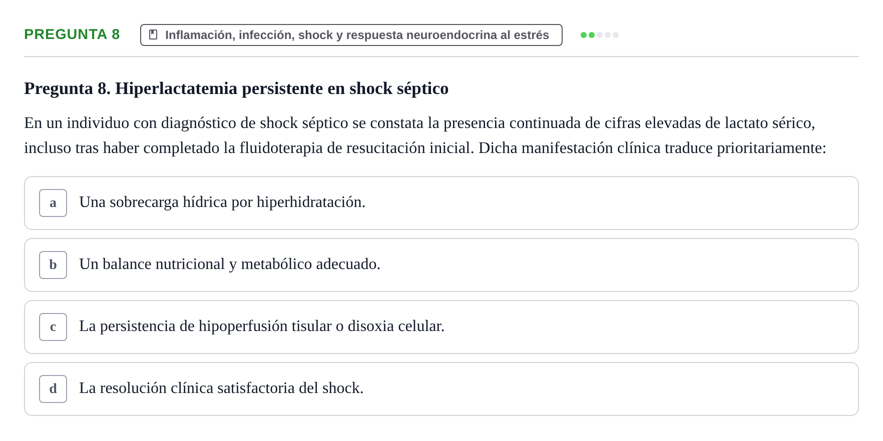 Enunciado: Pregunta 8