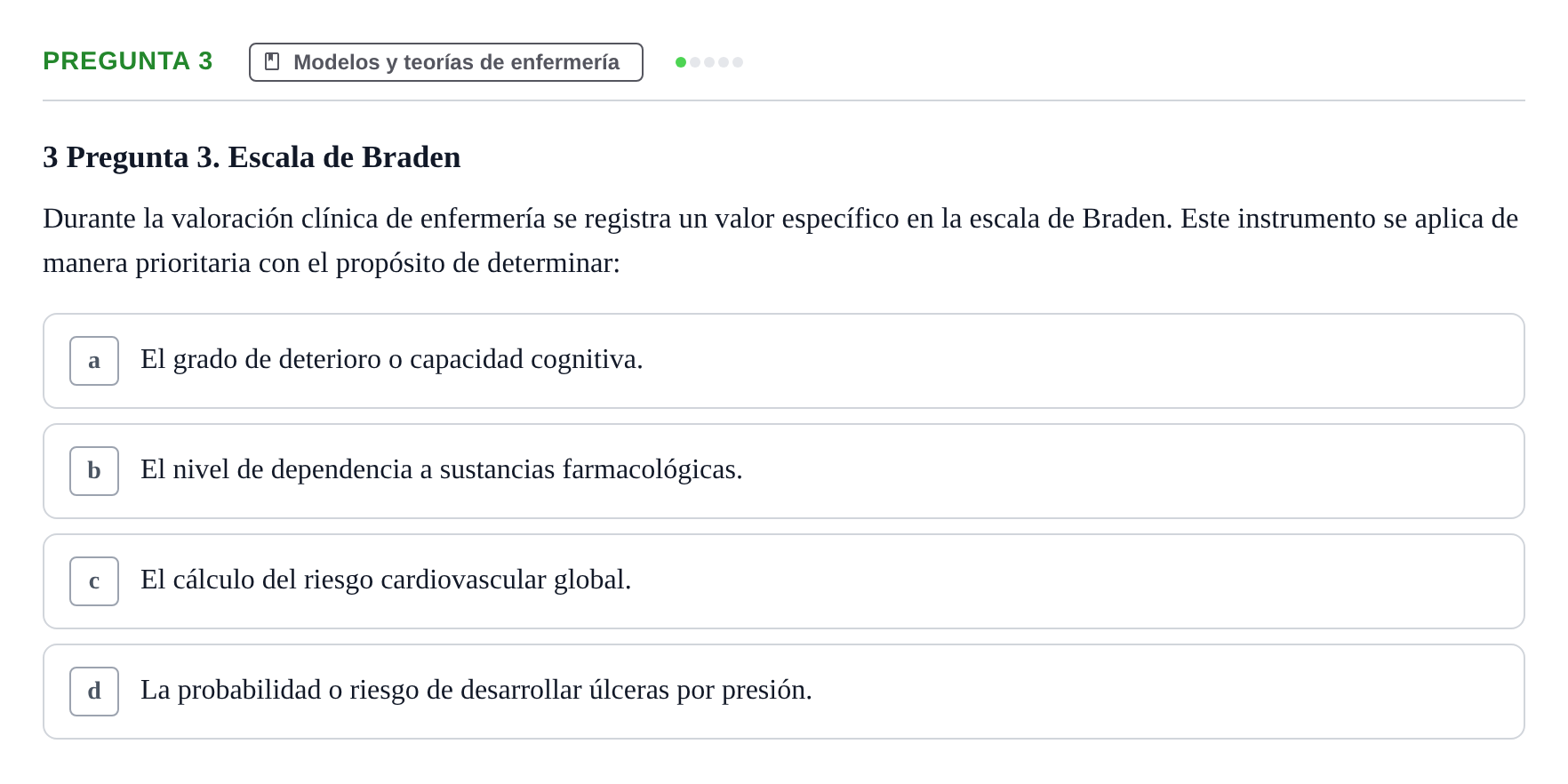 Enunciado: Pregunta 3
