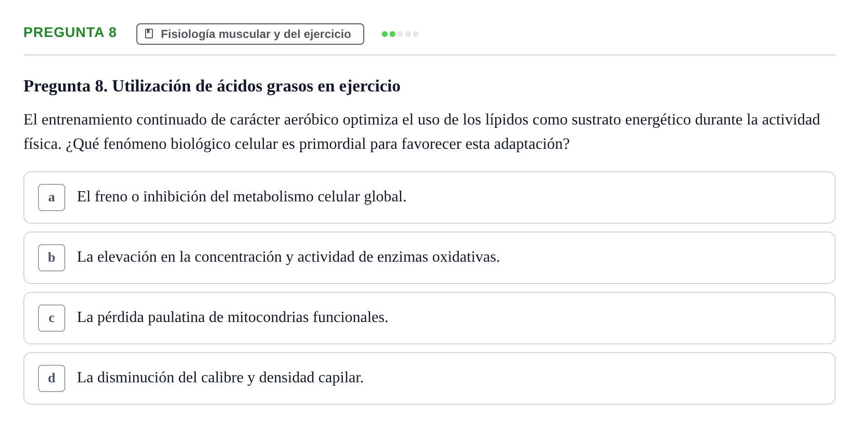 Enunciado: Pregunta 8
