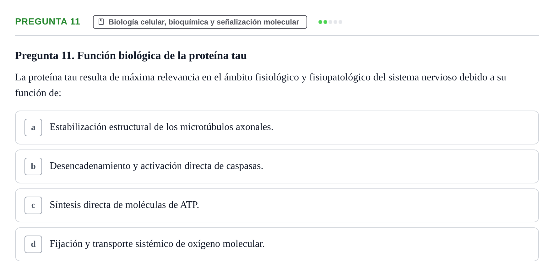 Enunciado: Pregunta 11