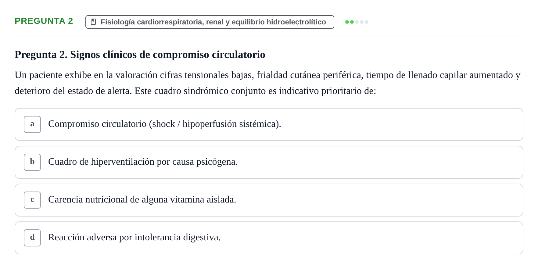 Enunciado: Pregunta 2