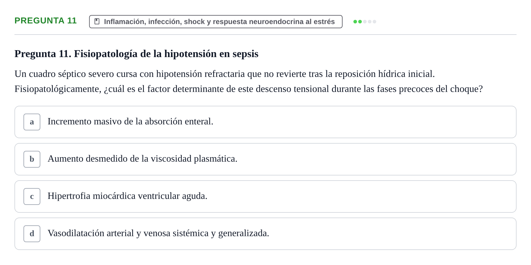 Enunciado: Pregunta 11