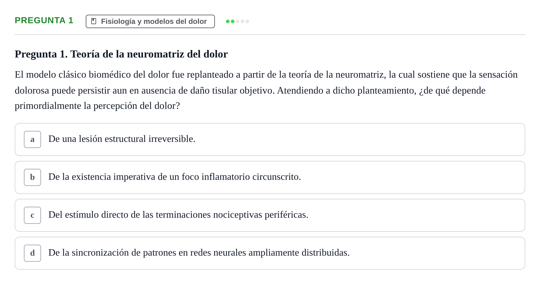Enunciado: Pregunta 1