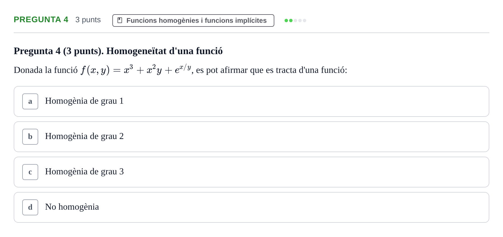 Enunciado: Pregunta 4 · Matemàtiques I UB 2018