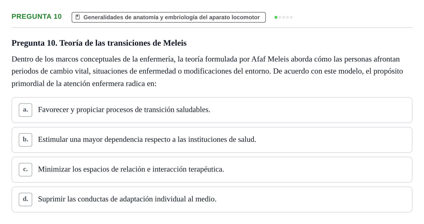 Enunciado: Pregunta 10
