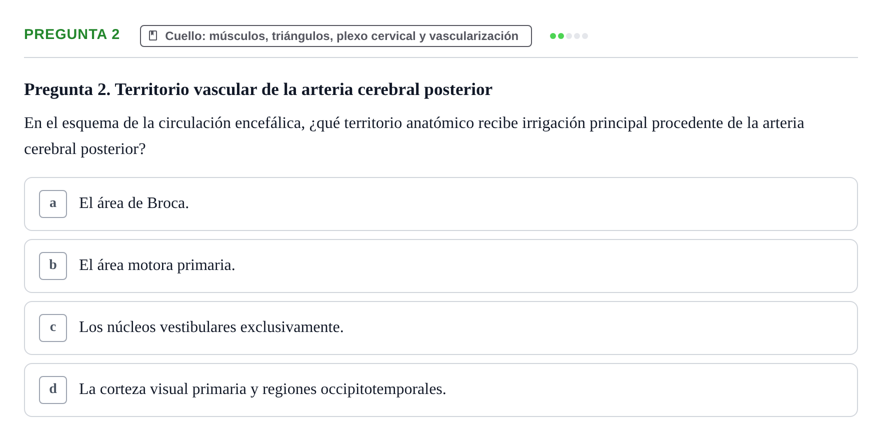 Enunciado: Pregunta 2