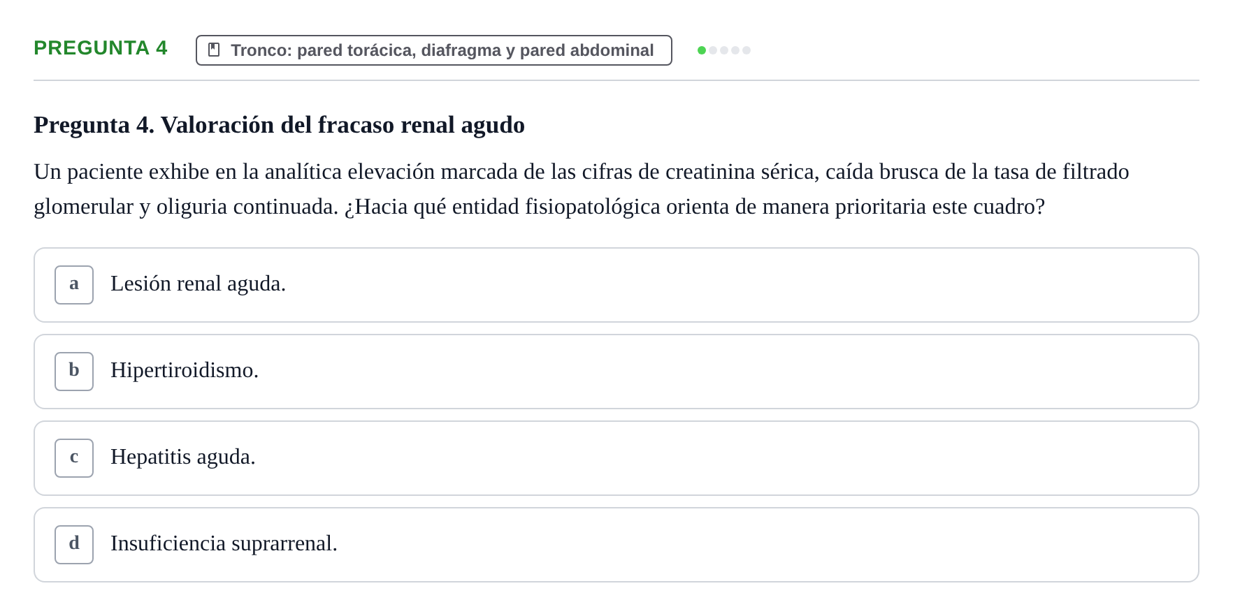 Enunciado: Pregunta 4