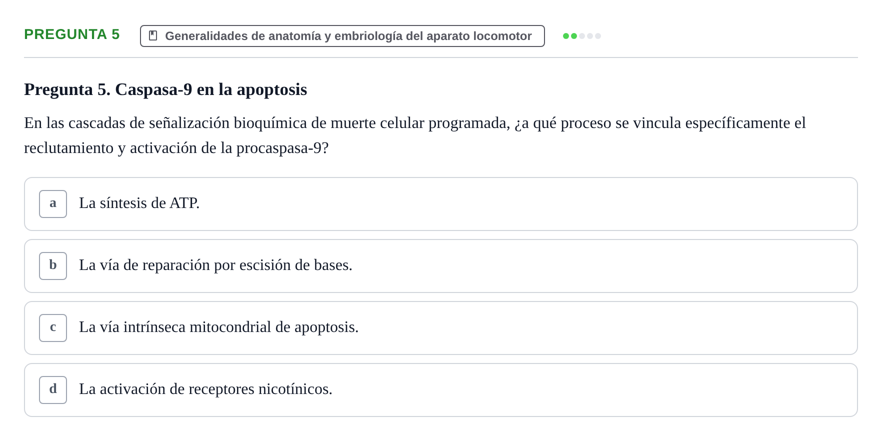 Enunciado: Pregunta 5