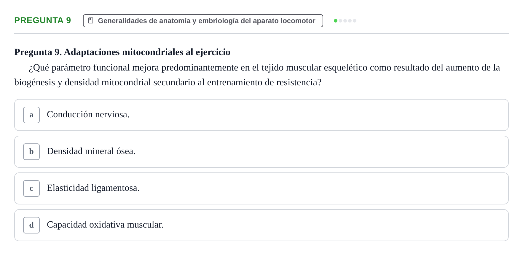 Enunciado: Pregunta 9