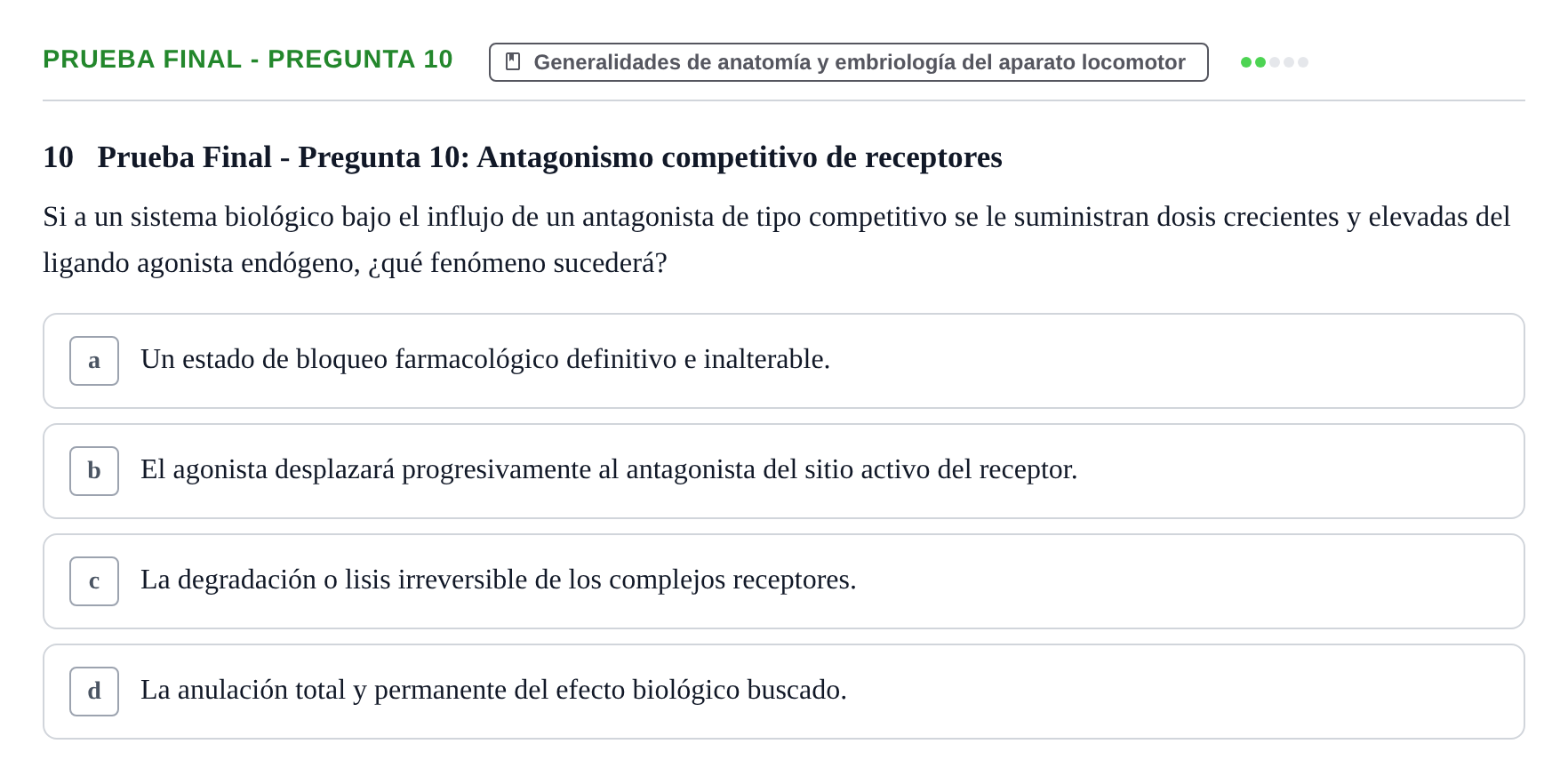 Enunciado: Prueba Final - Pregunta 10