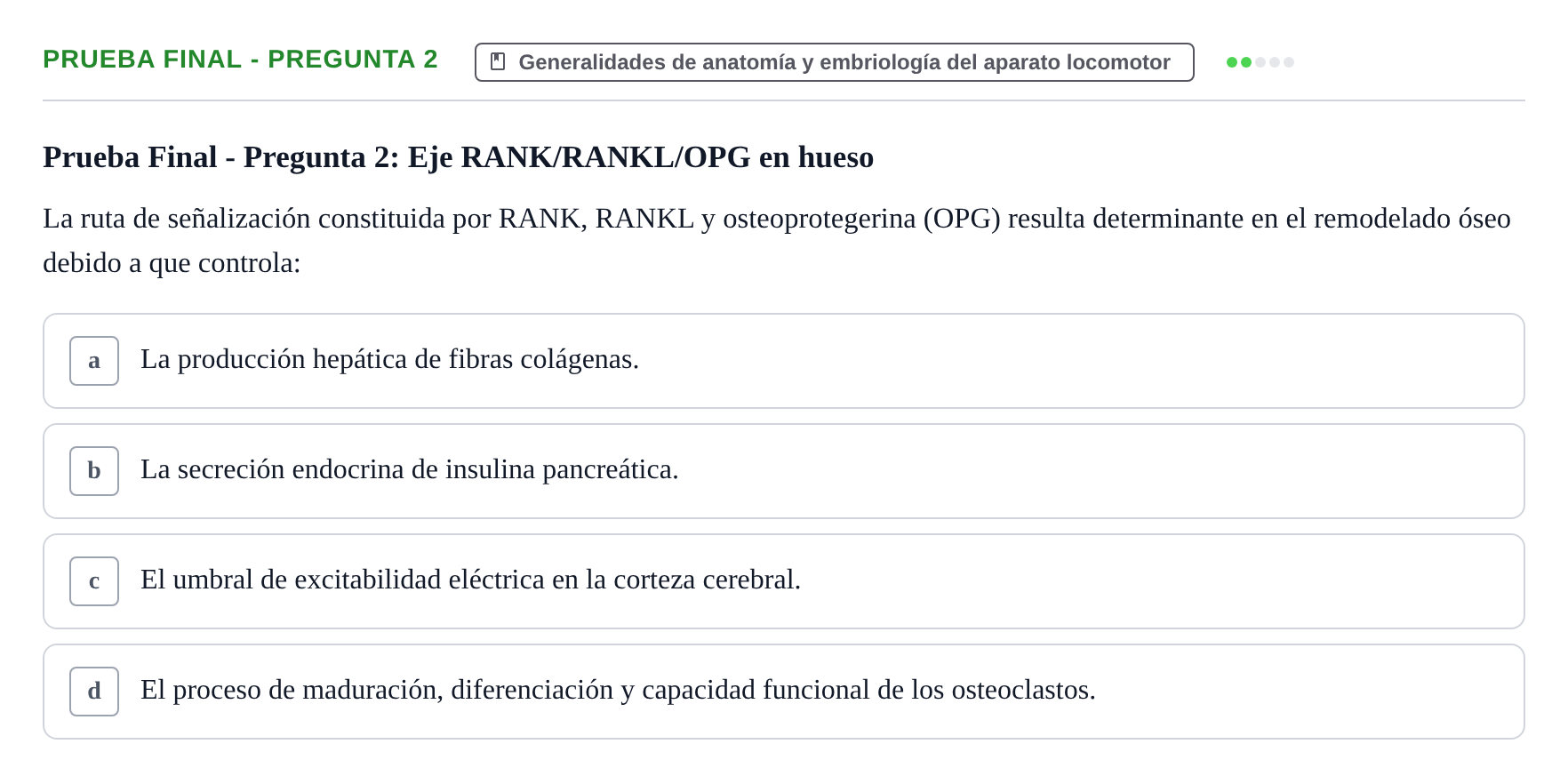 Enunciado: Prueba Final - Pregunta 2