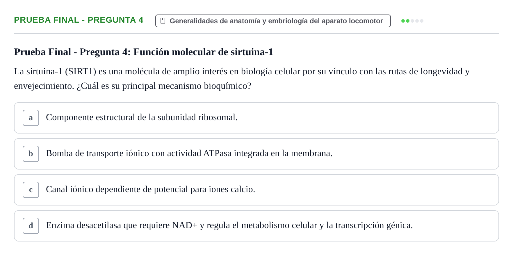 Enunciado: Prueba Final - Pregunta 4