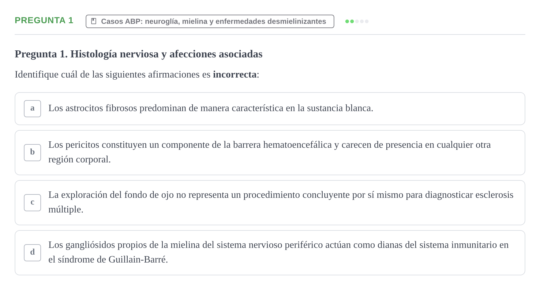 Enunciado: Pregunta 1 · Bases de la Investigación y Documentación URV Examen de Bases de la Investigación y Documentación