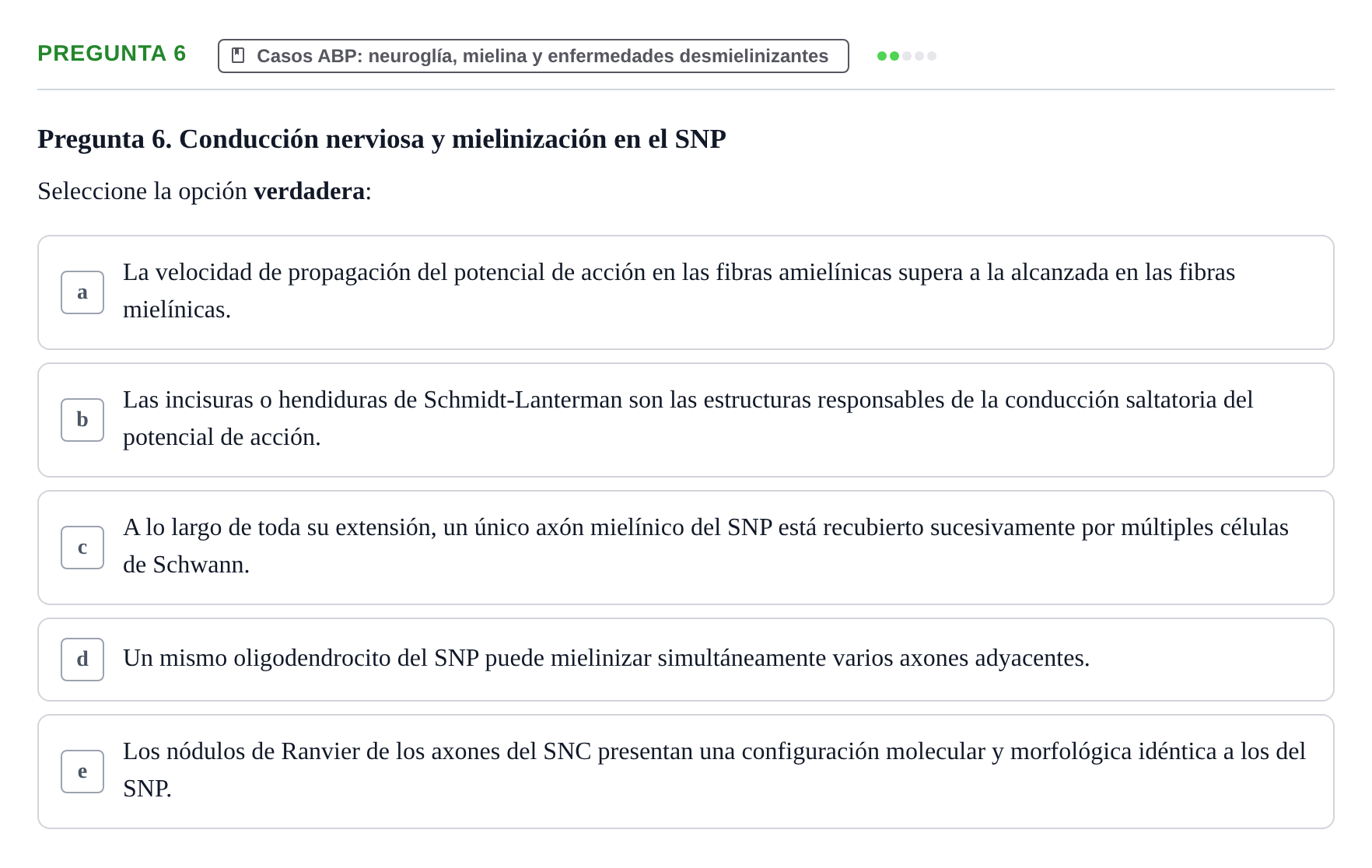 Enunciado: Pregunta 6 · Bases de la Investigación y Documentación URV Examen de Bases de la Investigación y Documentación