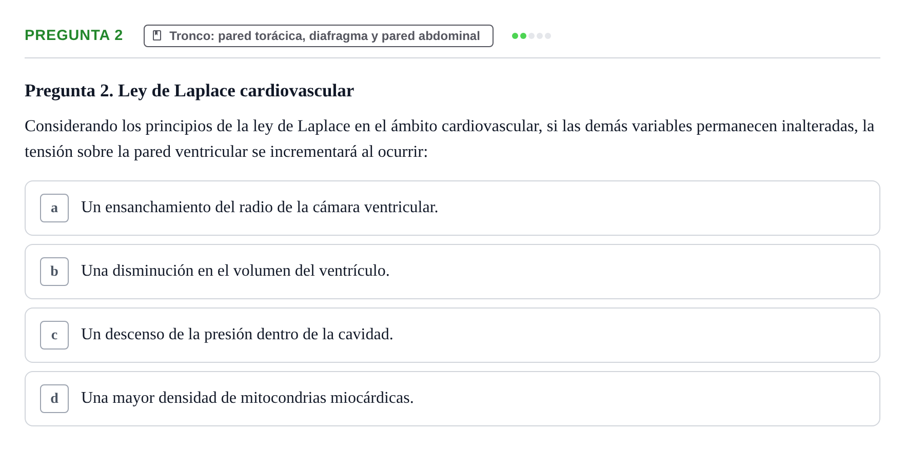 Enunciado: Pregunta 2