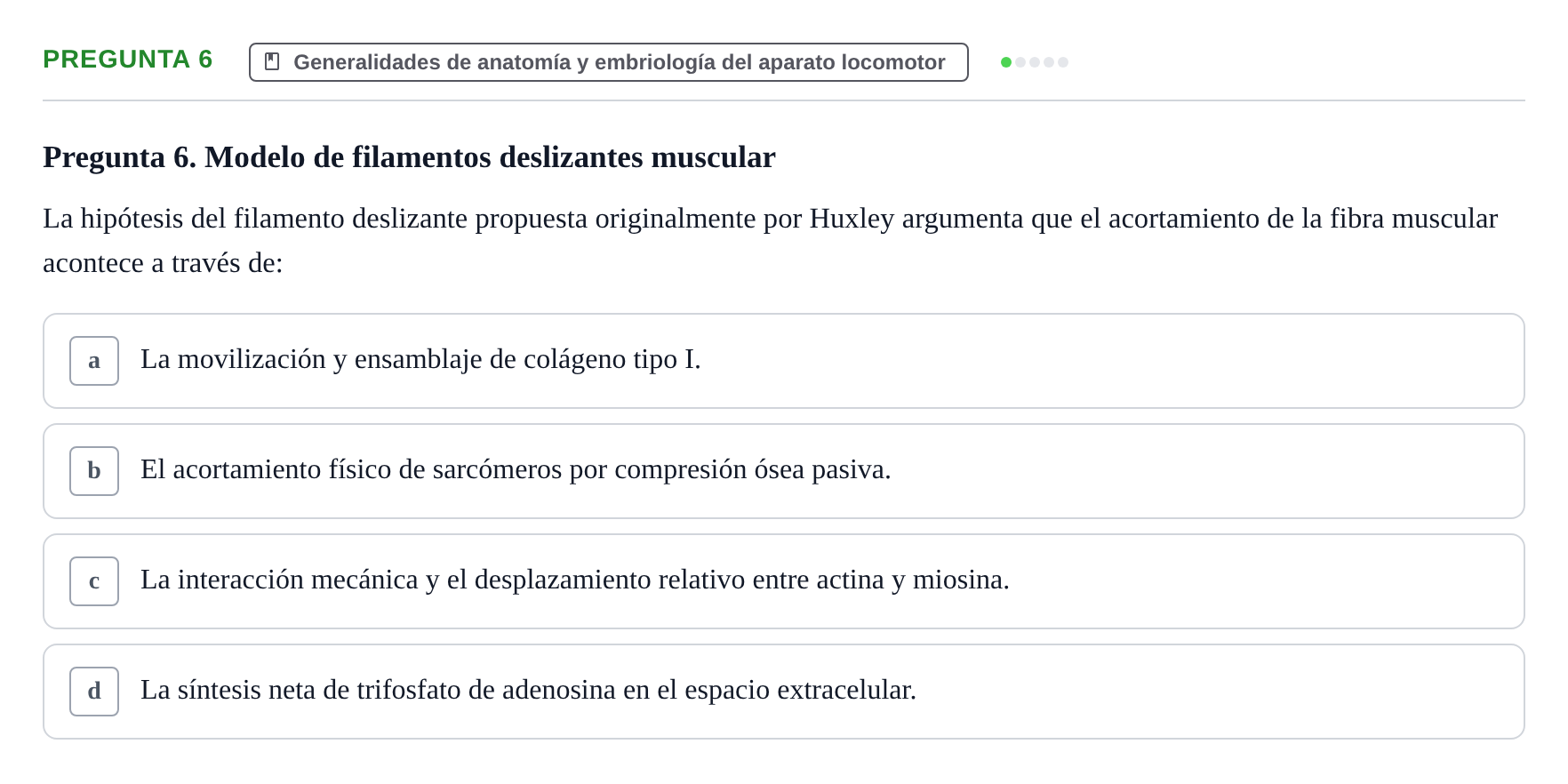 Enunciado: Pregunta 6