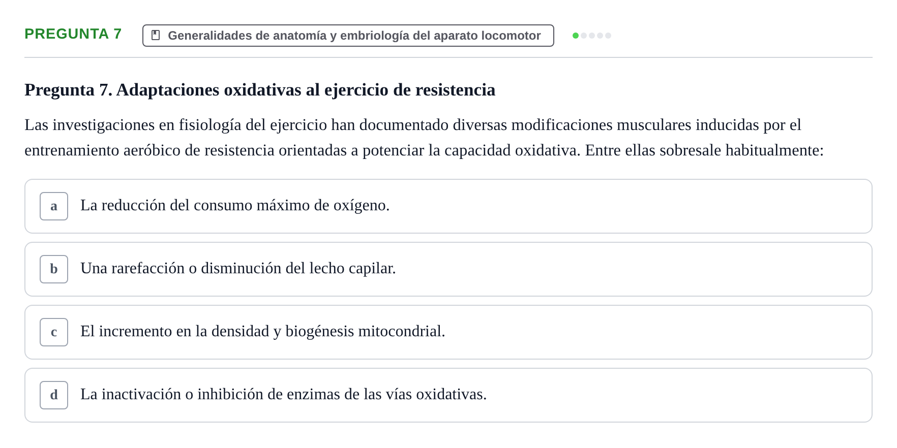 Enunciado: Pregunta 7