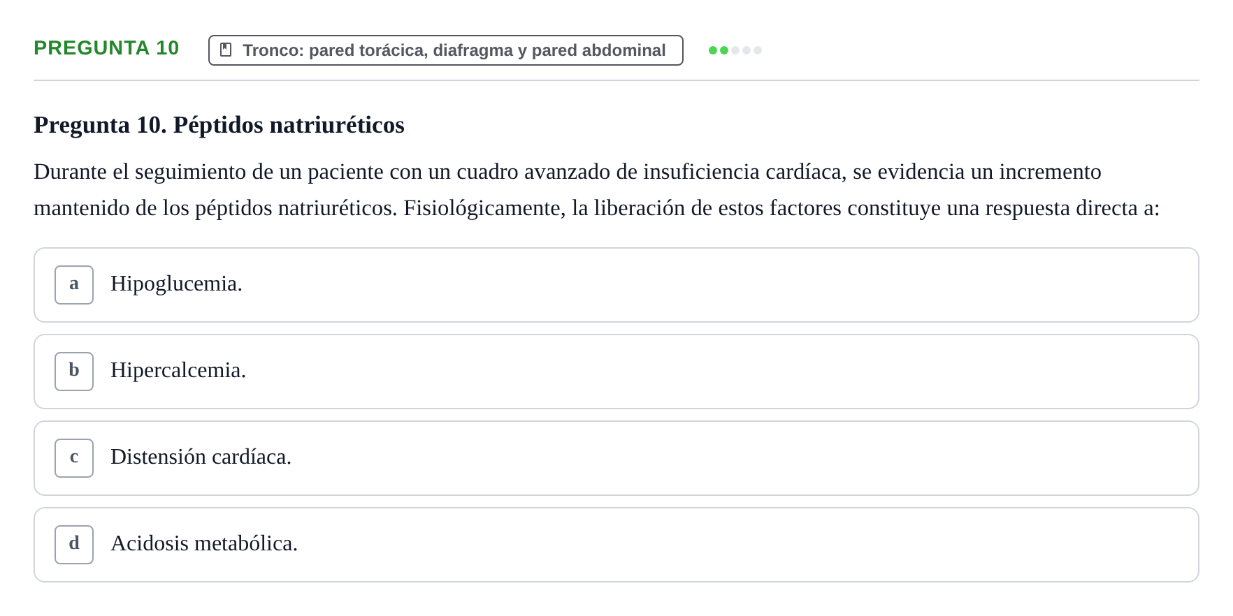 Enunciado: Pregunta 10