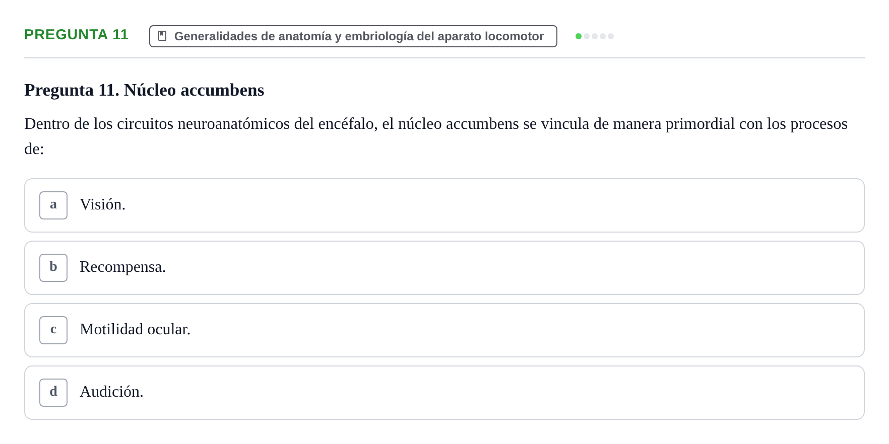 Enunciado: Pregunta 11