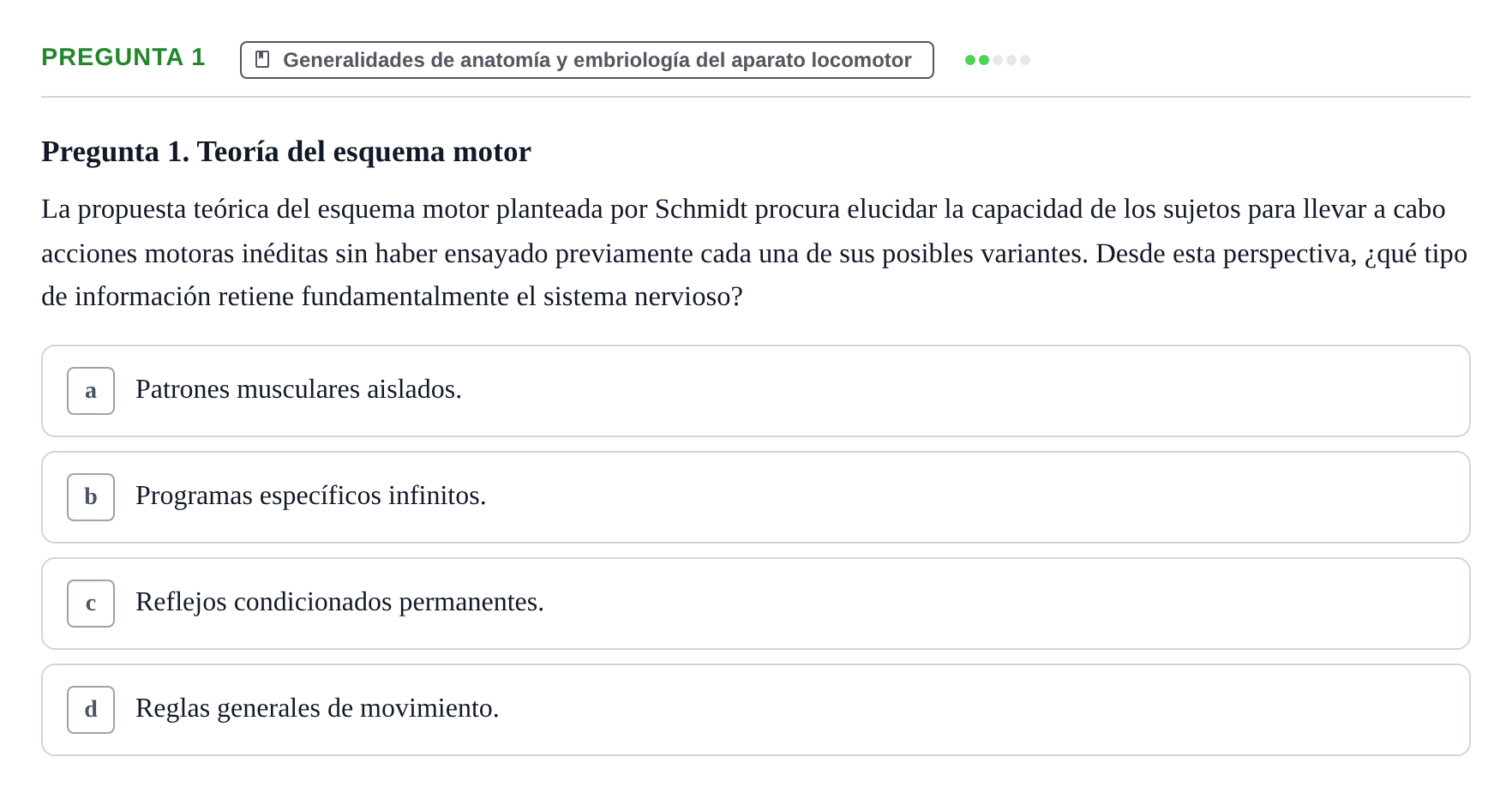 Enunciado: Pregunta 1