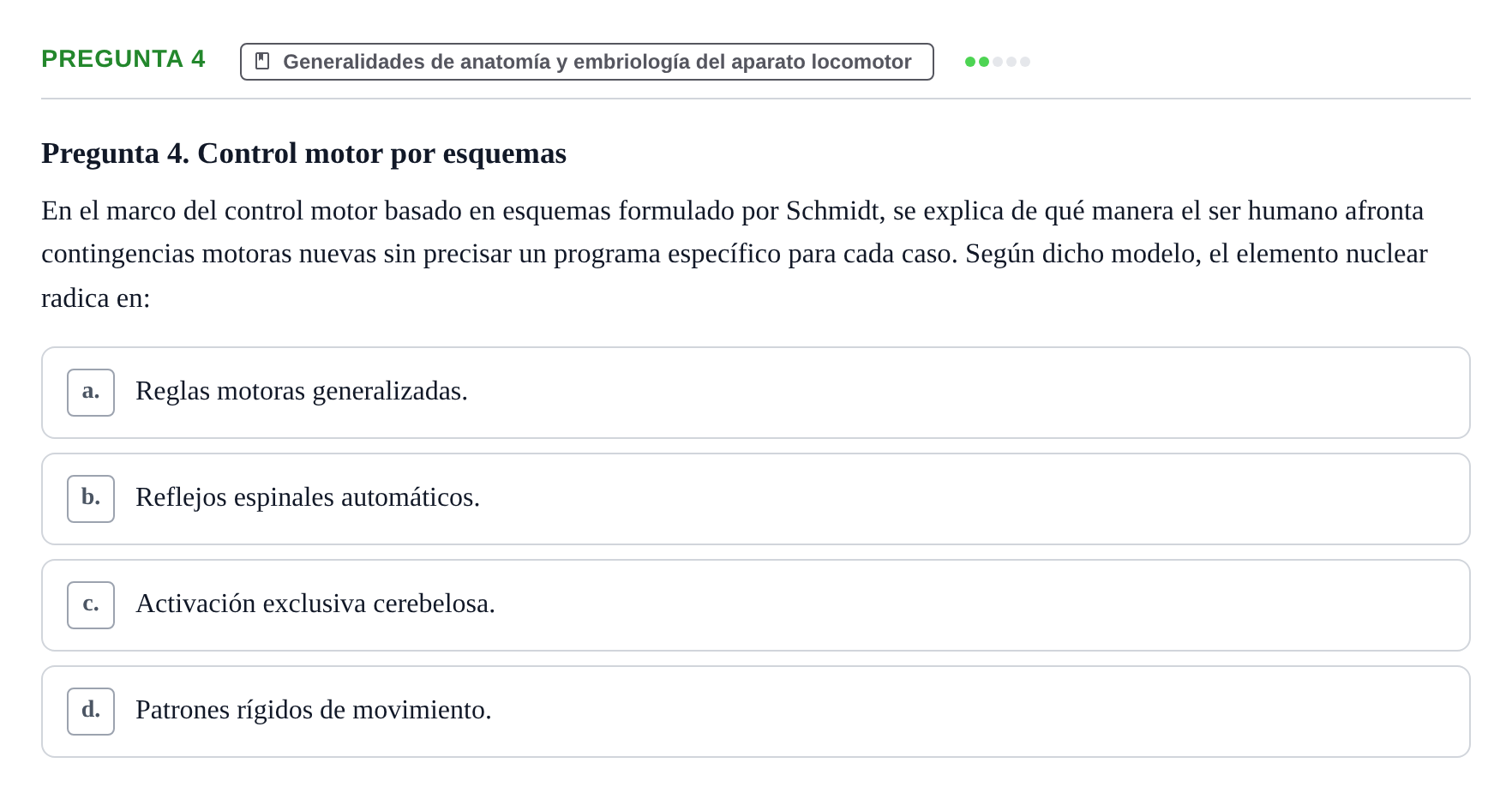 Enunciado: Pregunta 4