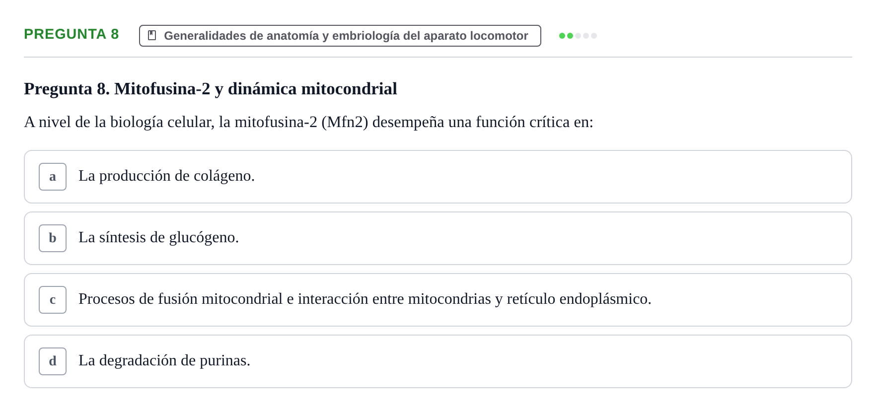 Enunciado: Pregunta 8