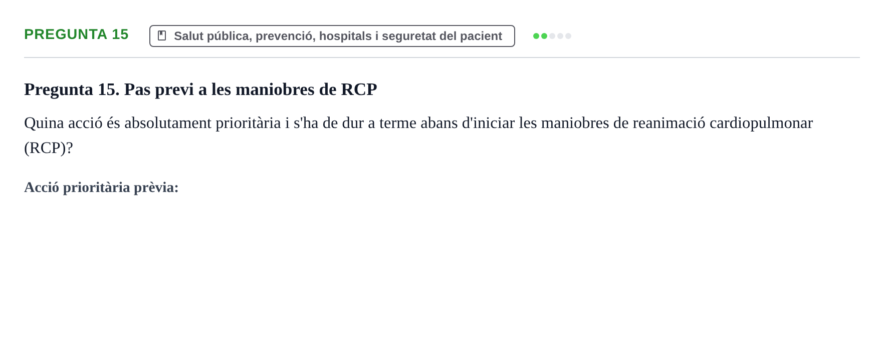 Enunciado: Pregunta 15 · Introducción a la Salud, Antropología, Demografía. Historia de la Medicina UB 2012