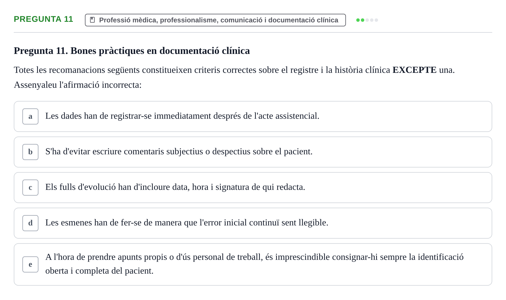 Enunciado: Pregunta 11 · Introducción a la Salud, Antropología, Demografía. Historia de la Medicina UB 2012