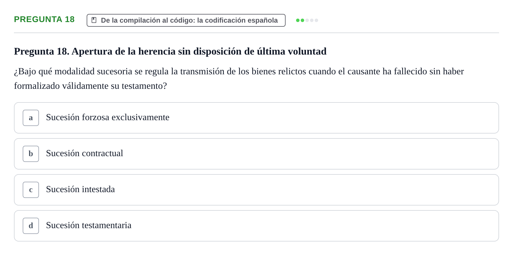 Enunciado: Pregunta 18