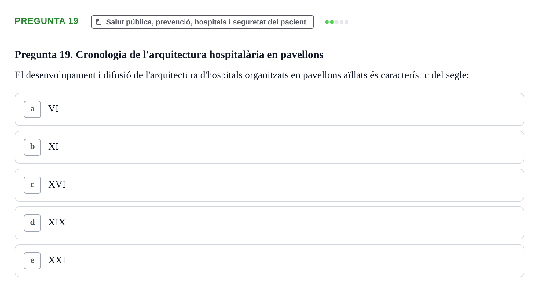 Enunciado: Pregunta 19 · Introducción a la Salud, Antropología, Demografía. Historia de la Medicina UB 2016