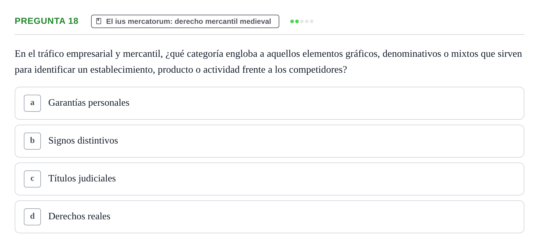 Enunciado: Pregunta 18