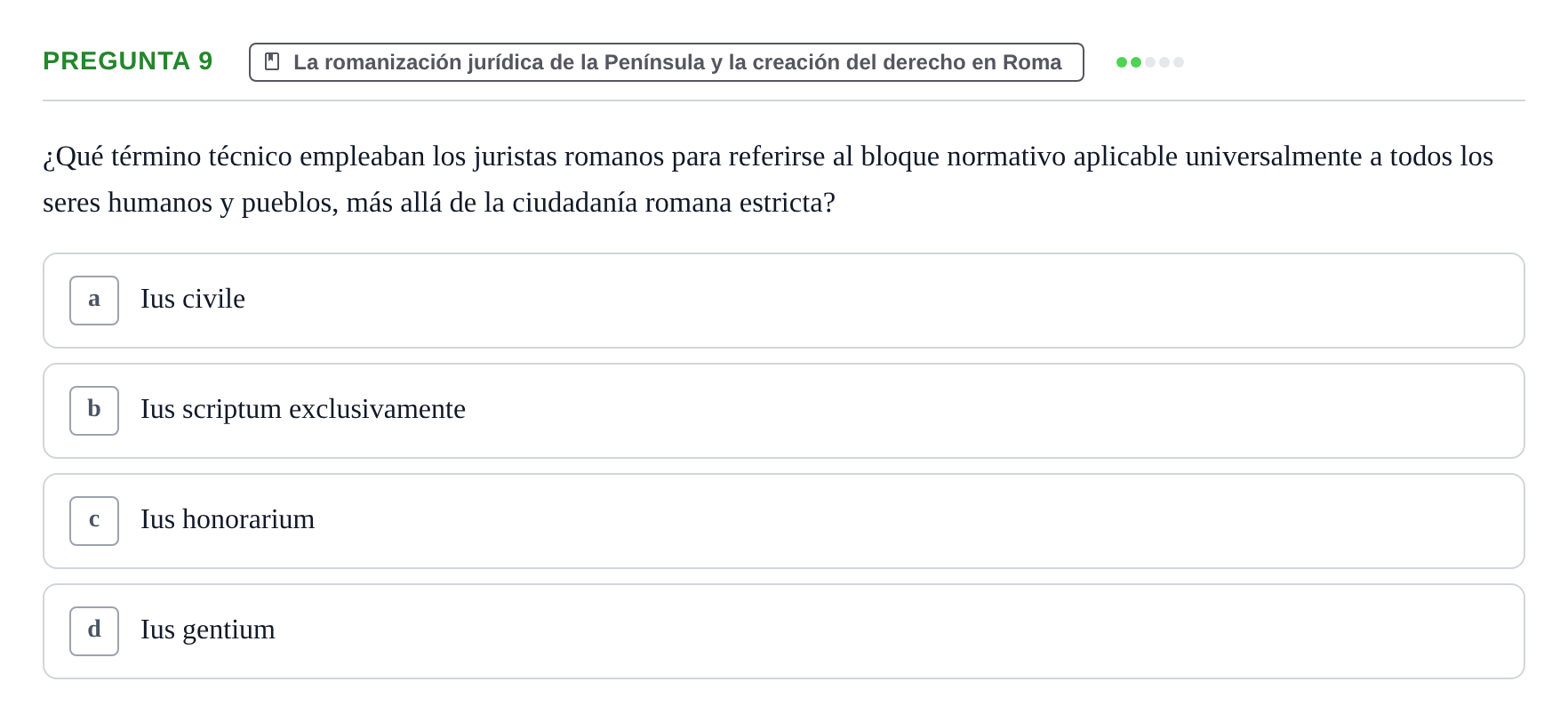 Enunciado: Pregunta 9