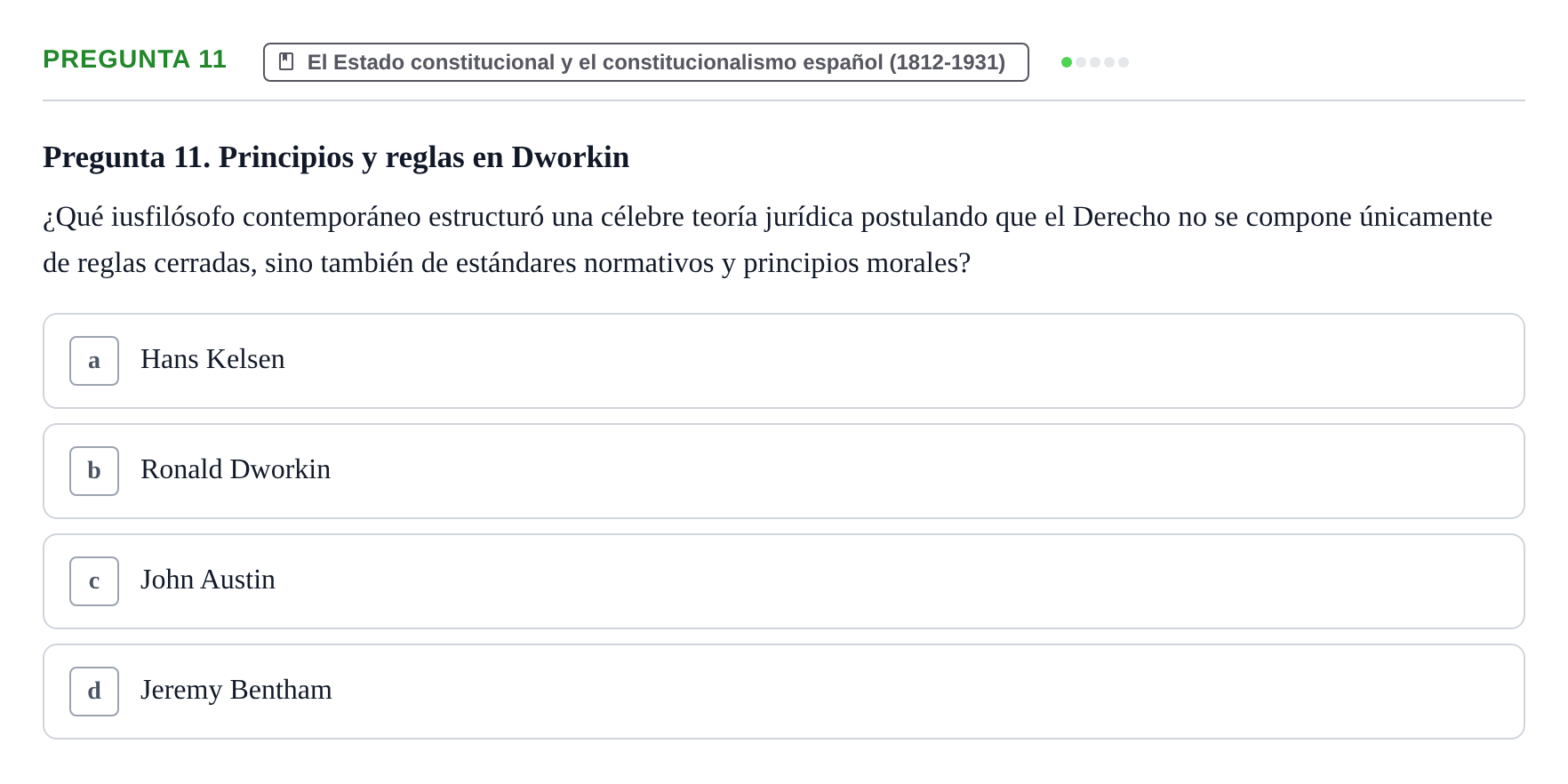 Enunciado: Pregunta 11