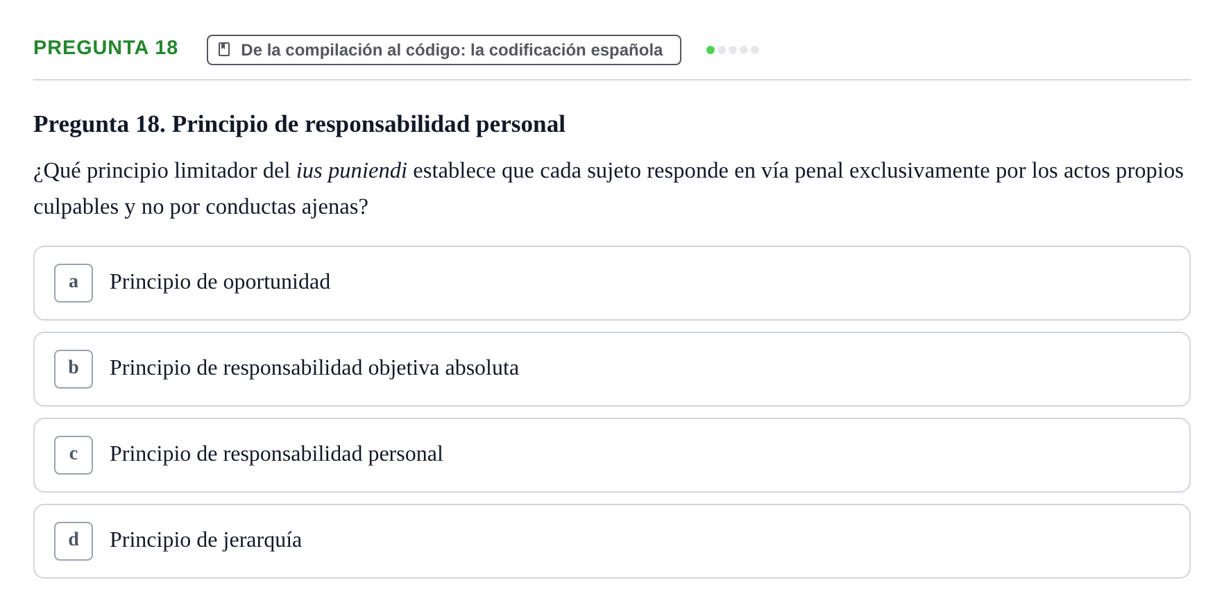 Enunciado: Pregunta 18