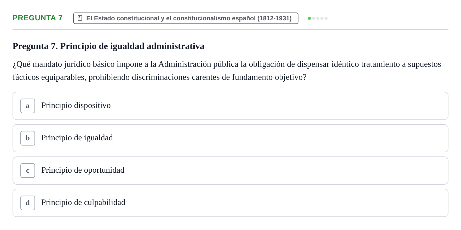 Enunciado: Pregunta 7