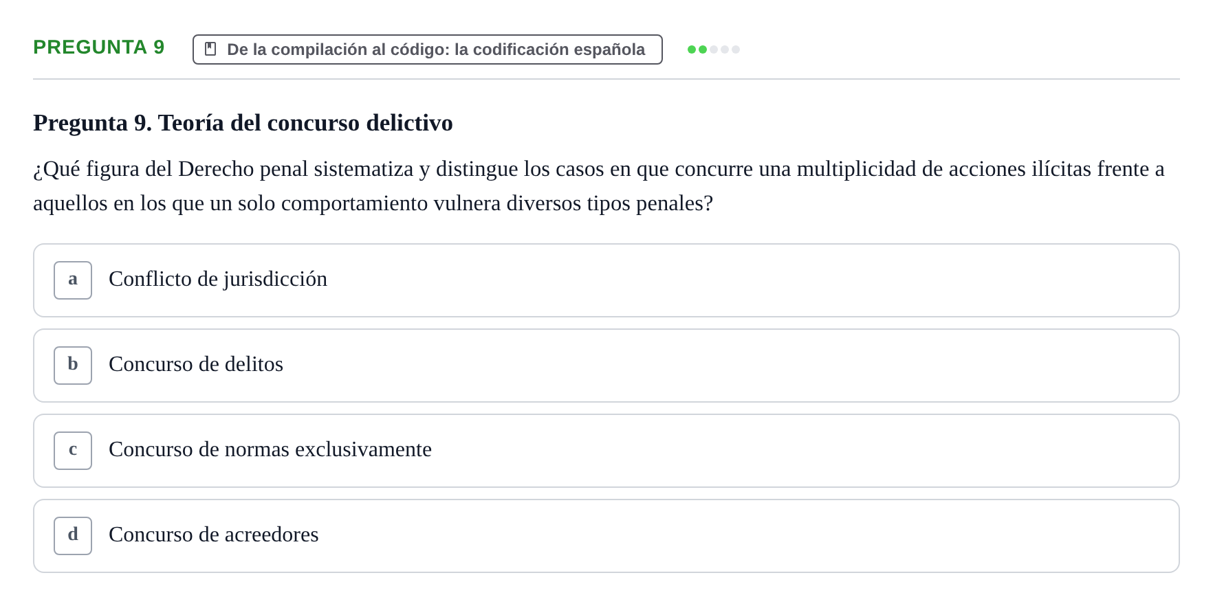 Enunciado: Pregunta 9