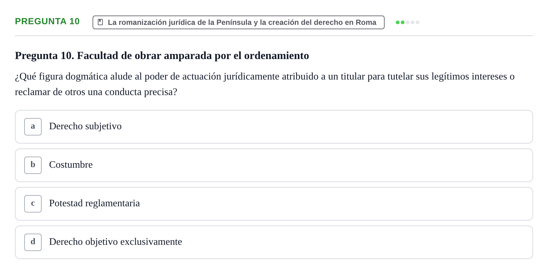 Enunciado: Pregunta 10