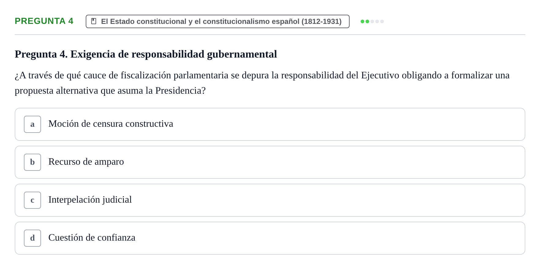 Enunciado: Pregunta 4