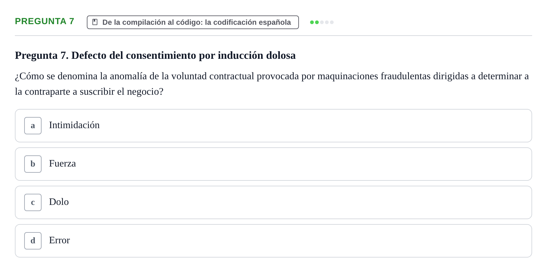 Enunciado: Pregunta 7