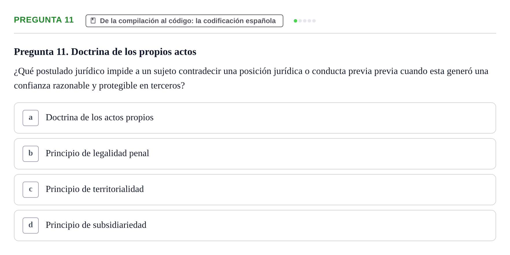 Enunciado: Pregunta 11
