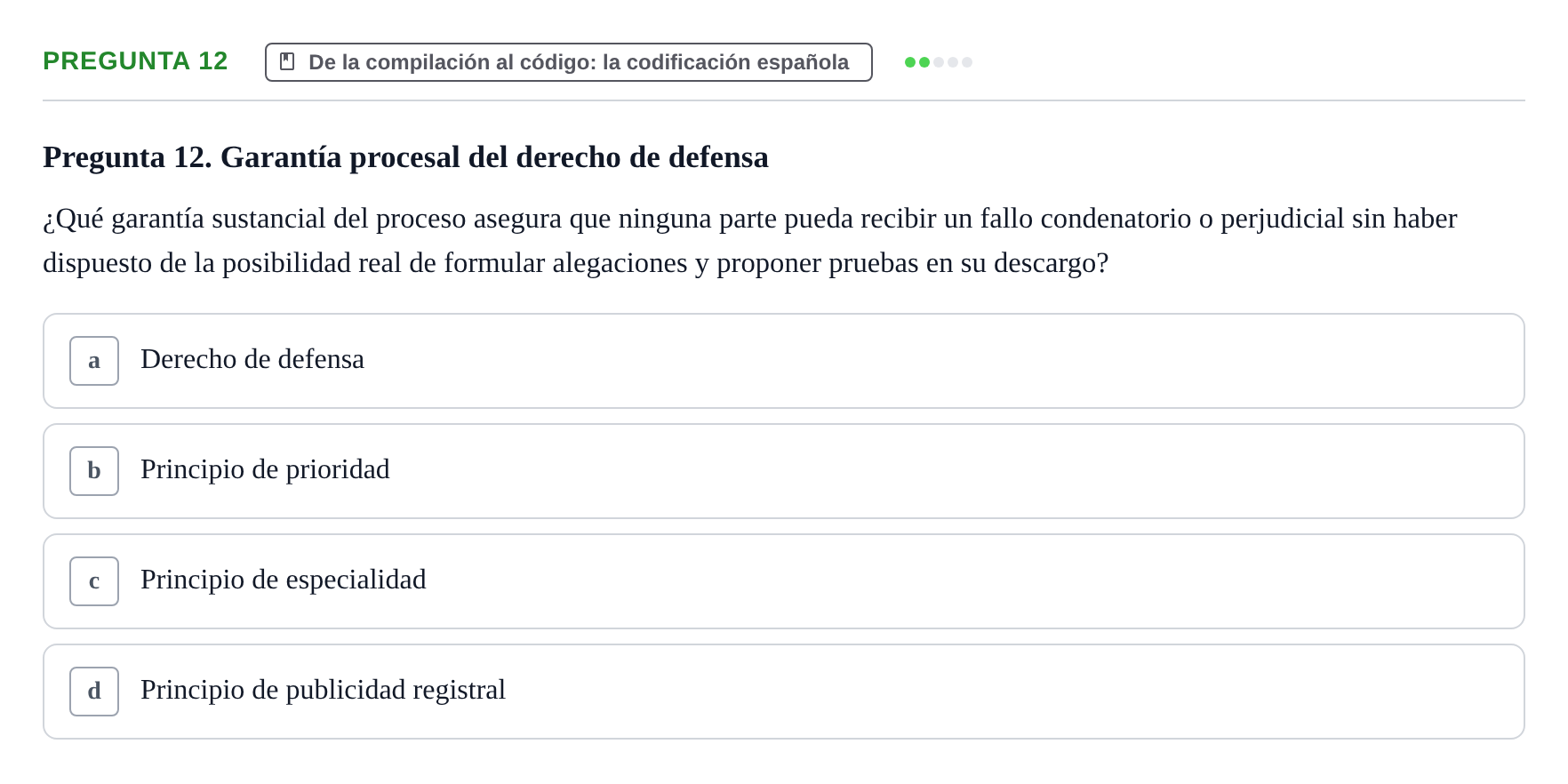 Enunciado: Pregunta 12