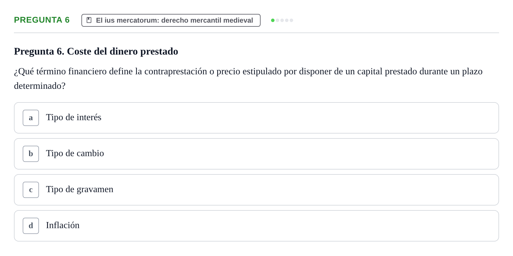 Enunciado: Pregunta 6