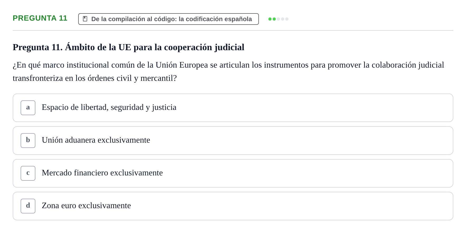Enunciado: Pregunta 11